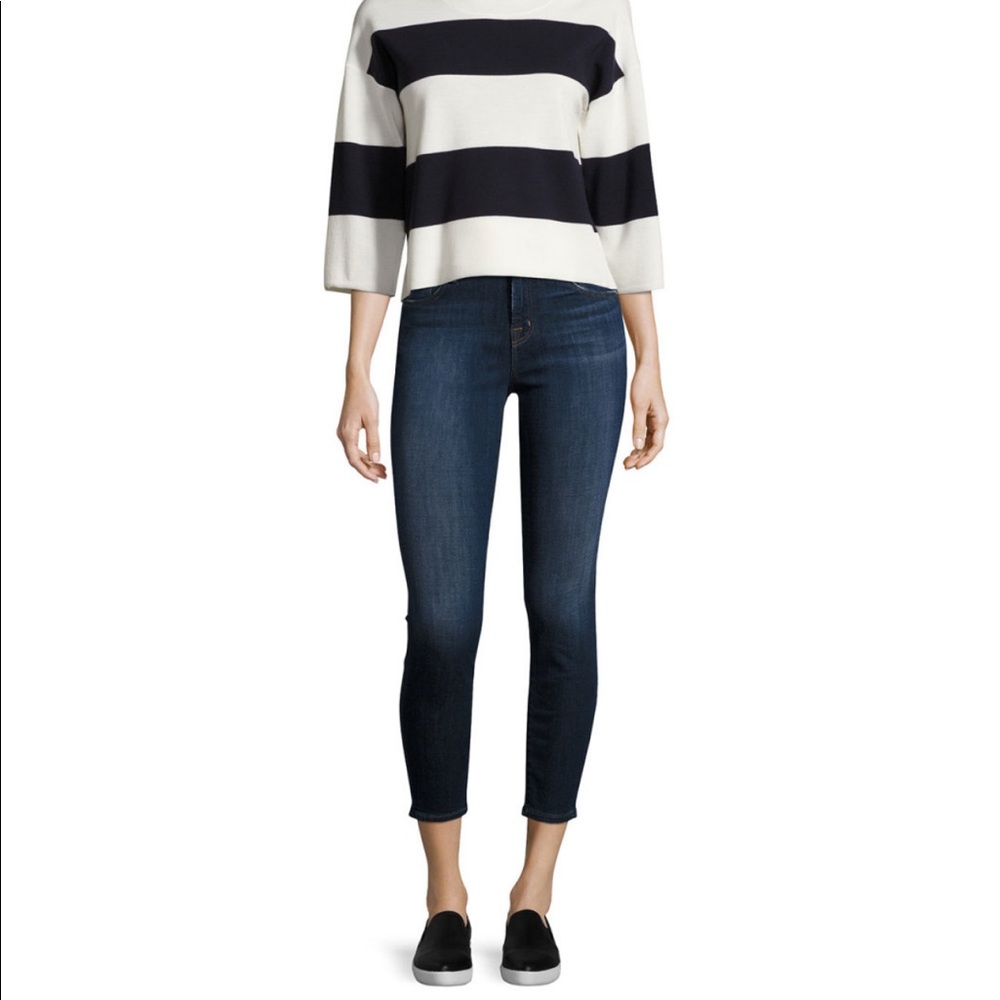 J Brand Midrise Capri cropped skinny jeans EUC